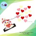 Paper Topper ( Heart ) 1x15Pcs