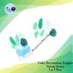 Paper Topper ( Green Ferns ) 1x7Pcs