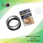 Stainless Steel Cutter ( Round ) 1x1Set ( 3Pcs )