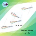Silicon Whisk 10" , 12"