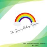 Paper Topper ( Rainbow ) 1x1Pc