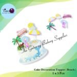 Paper Topper ( Beach ) 1x5Pcs