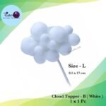 Cloud Topper B ( White ) <Size L> 1x1Pc