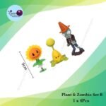 Plant & Zombie Set B 1x4Pcs