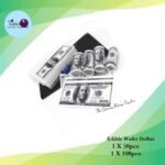 Edible Wafer Dollar ( 1x50Pcs ) ( 1x100Pcs )