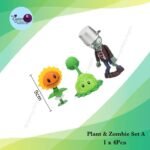 Plant & Zombie Set A  1x4Pcs