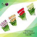 Tulip Flower ( Cake Decoration ) 1x1Pc