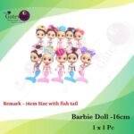 Barbie Doll - 16cm 1x1Pc