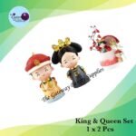King & Queen Set 1x2Pcs