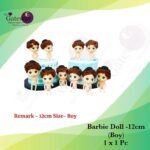 Barbie Doll - 12cm ( Boy ) 1x1Pc