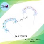 Blooms ( Blue / White ) 1x1Pc