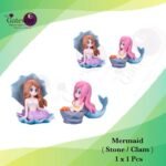 Mermaid ( Stone / Clam ) 1x1Pc