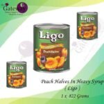 Peach Halves in Heavy Syrup 822g - Ligo Brand