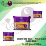 Emborg _ Perfect Cheddar Slice Cheese 200Grams ( 12 Pcs )