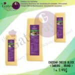 Emborg - Cheddar Cheese Block 2.4KG