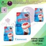 Dreamy Whipping Powder (  Blue / Unsweetened ) 500Grams