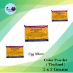 Egg Yellow Color Powder 2g (Thailand)