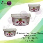 Berry Land Transparent Jam _ Crystal Topping ( Lychee Flavour ) 3Kg