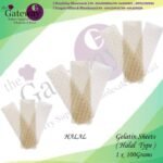 Gelatin Sheets _ Halal Type 100Grams