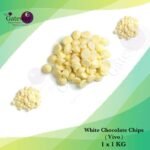 Vivo White Chocolate Chips 1Kg