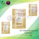Callubaut W2 White Chocolate Coin 1Kg
