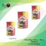 Crespo _ Pitted Black Olive ( Tin ) 425Grams