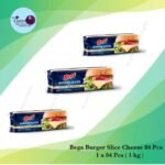 Bega Burger Slice Cheese ( White Color ) 1Kg 84Slices