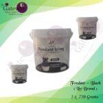 Fondant Icing Black Color 750g (Lin Brand)