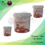 Fondant Icing Red Color 750g (Lin Brand)