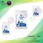 Fondant Icing Blue Color 250g (Lin Brand)