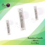 Rainbow Candle ( Silver )