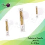 Rainbow Candle ( Gold )