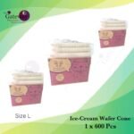 Ice Cream Wafer Cone ( Size L ) 1x600Pcs