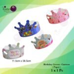 Birthday Crown - Cartoon ( Paper ) 1x1Pc