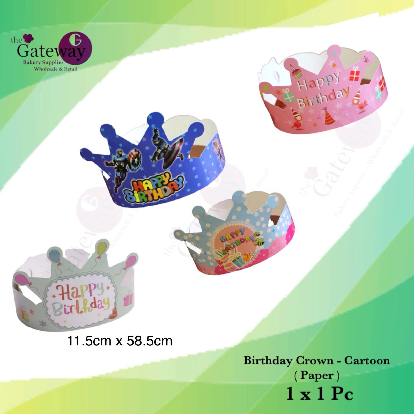 viber_image_2024-06-18_18-49-00-397.jpg Birthday Crown - Cartoon ( Paper ) 1x1Pc - Image 1
