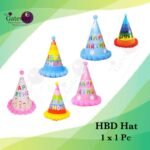 HBD Hat With Cotton 1x1Pc