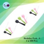 Birthday Fork - S 100Pcs