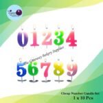 Cheap Number Candle Set 1x10Pcs