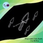 Disposable Cake Knife 20Pcs ( Clear )