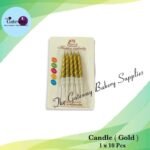 Candle 10Pcs ( Gold )
