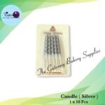Candle 10Pcs ( Silver )