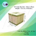 Cake Box Ribbon Tied - 10" Size ( Local , GW )