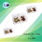 Cupcake Box _ Clear 6in1 ( 1x1set )