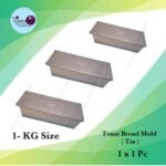 1Kg Size Sandwich Bread Mold ( Tin )