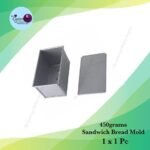Sandwich Bread Mold 450Grams Size ( Tin ) 1x1Pc