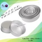 Cake Pan Alloy ( Round / Circle )