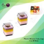 Plastic Mousse Cake Cup 1x50Pcs