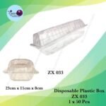 ZX033 Disposable Plastic Box 1x50Pcs