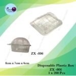 ZX006 Disposable Plastic Box 1x50Pcs