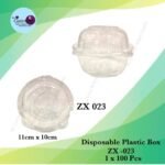 ZX023 Disposable Plastic Box 1x100Pcs